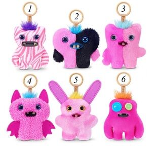 Fuggler Baby Pinkles Plush Key Ring